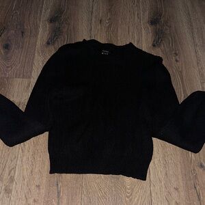 Forever 21 Black Crew Neck Sweater